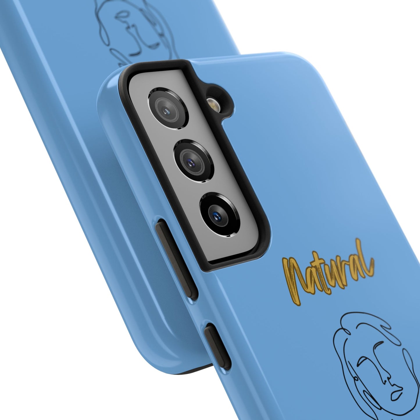 Natural Woman Hello (BL)Tough Phone Cases LIGHT BLUE