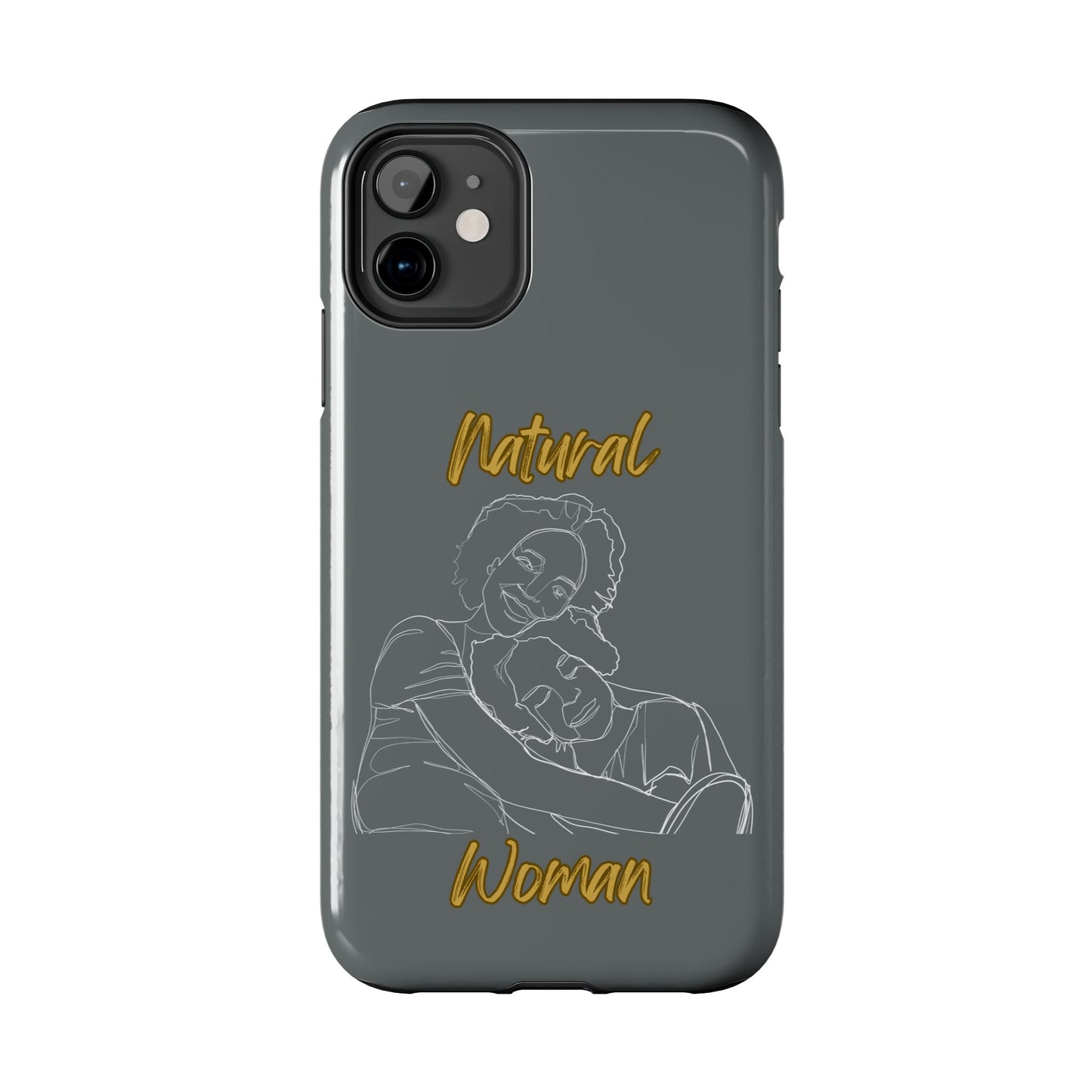 Natural Woman Loving Embrace (WL)Tough Phone Cases DARK GREY