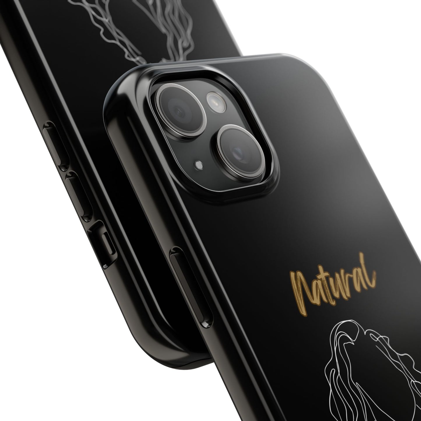 Natural Woman Relaxed (WL) Tough Phone Cases BLACK