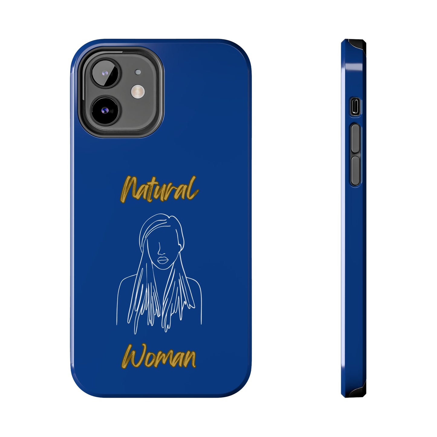Natural Woman Content (WL)Tough Phone Cases DARK BLUE