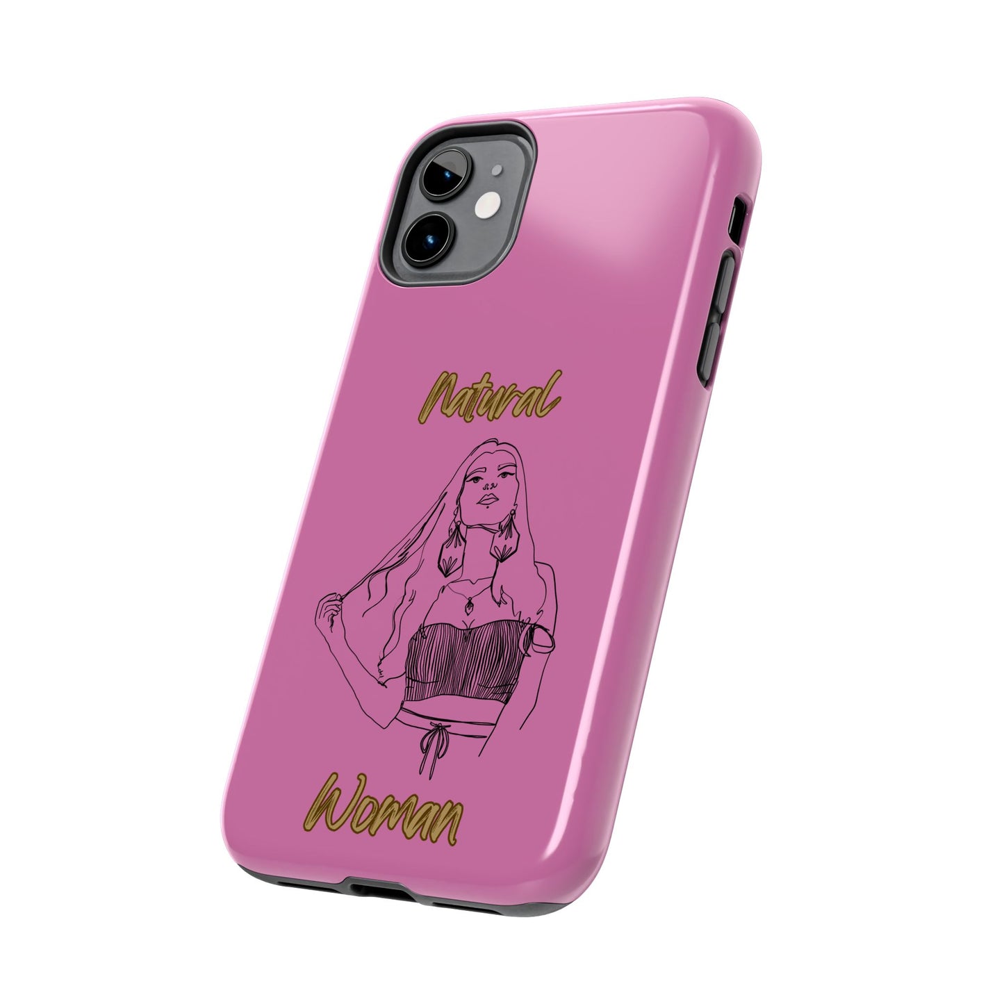 Natural Woman Thinking (BL)Tough Phone Cases LIGHT PINK