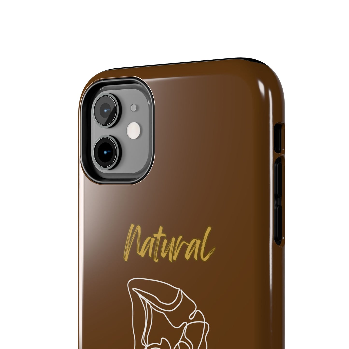 Natural Woman Flexible (WL)Tough Phone Cases BROWN