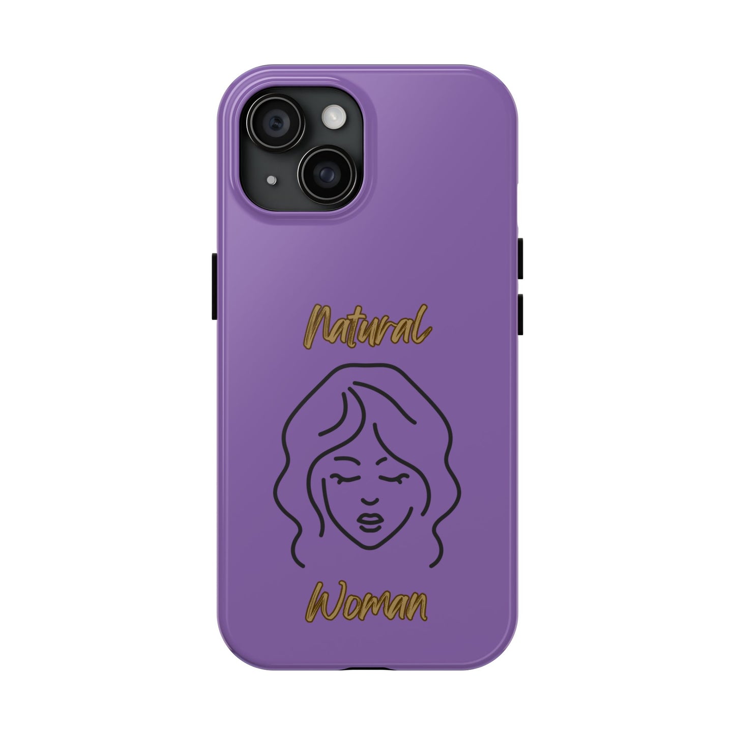 Natural Woman Modest (BL)Tough Phone Cases LIGHT PURPLE
