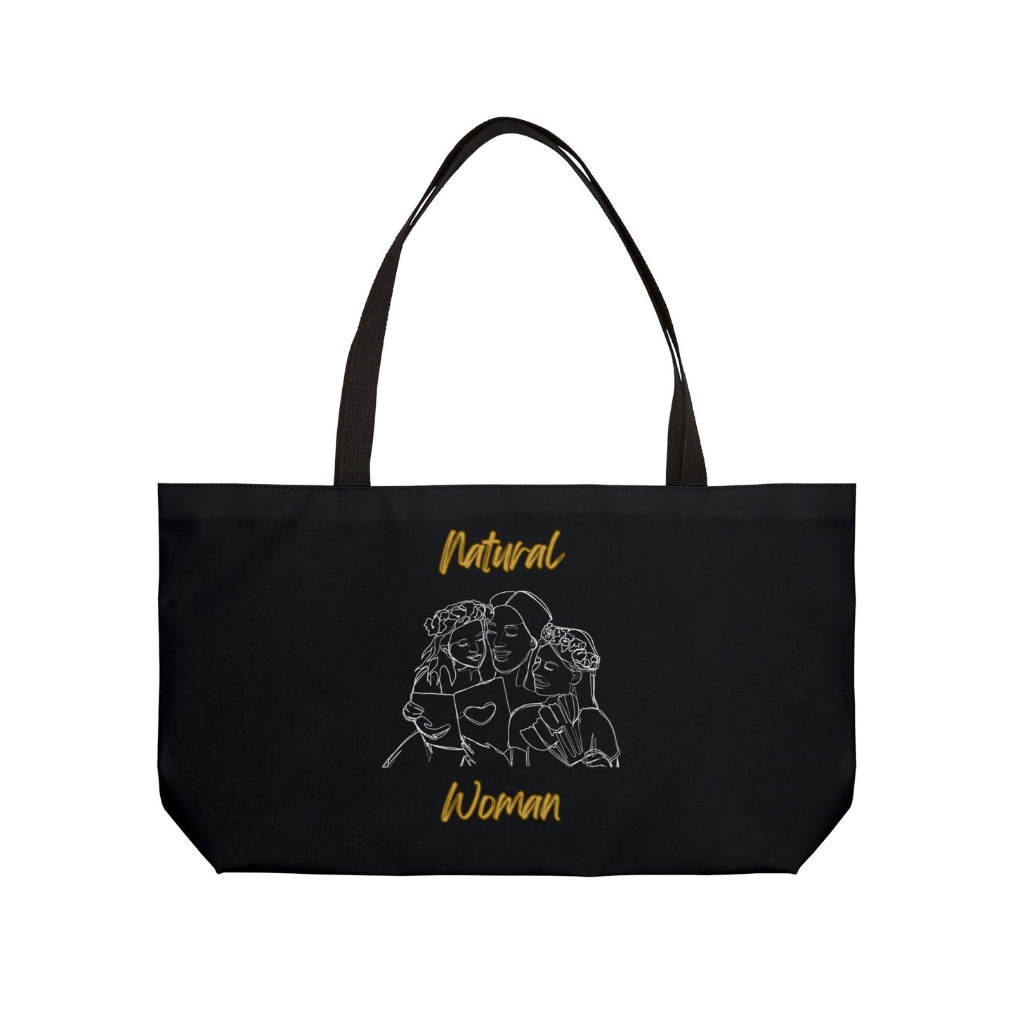 Natural Woman Me & My Girls (WL) Weekender Tote Bag BLACK