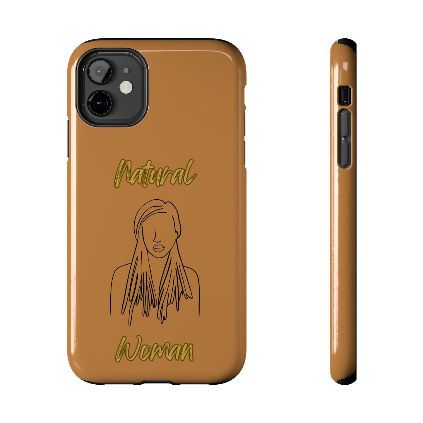 Natural Woman Content (BL)Tough Phone Cases LIGHT BROWN