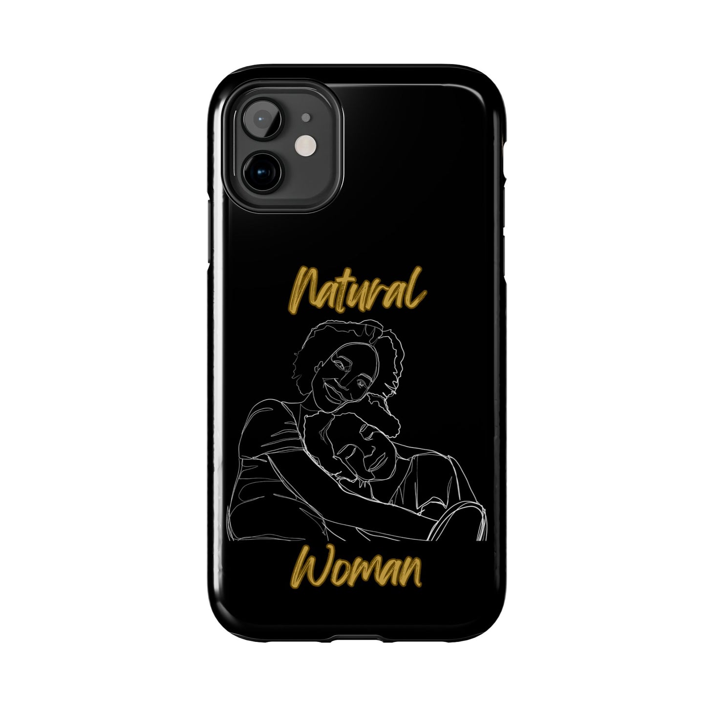 Natural Woman Loving Embrace (WL)Tough Phone Cases BLACK