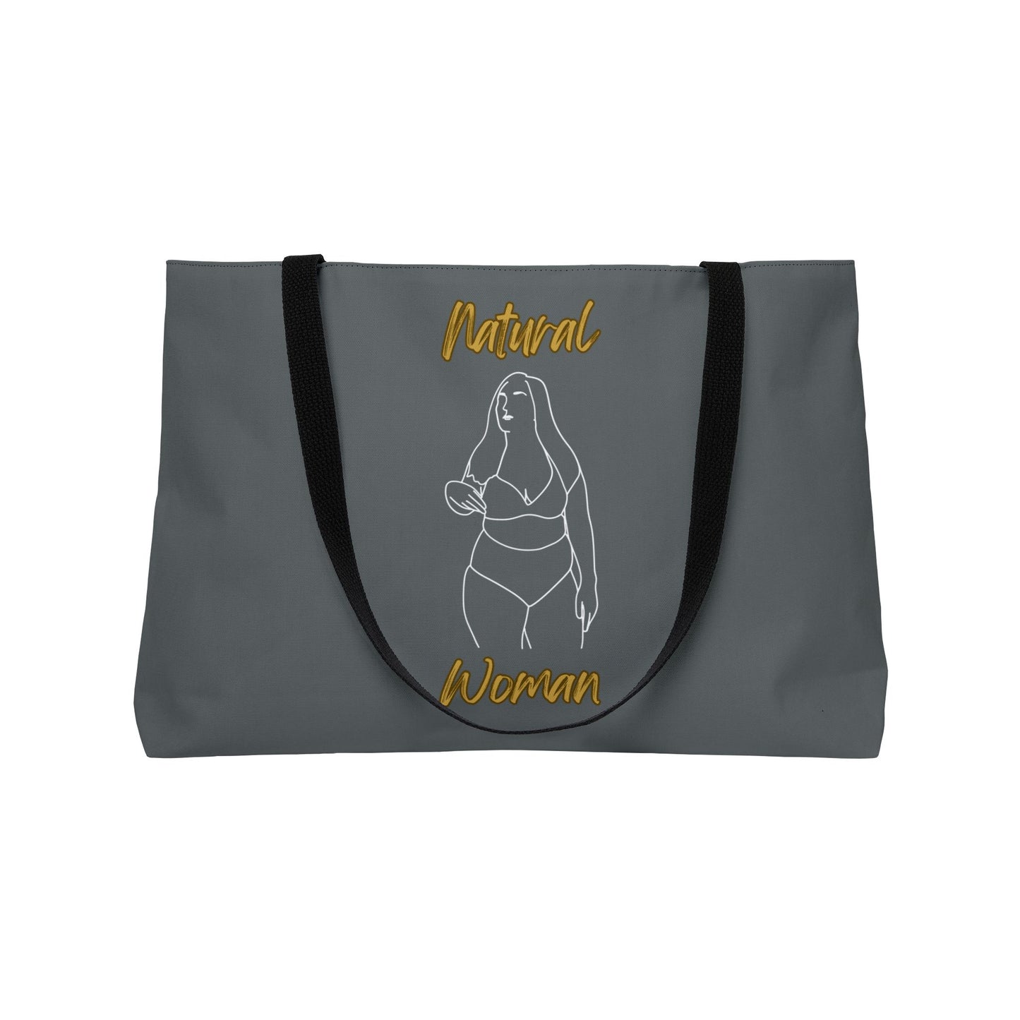 Natural Woman Full Beauty (WL) Weekender Tote Bag DARK GREY