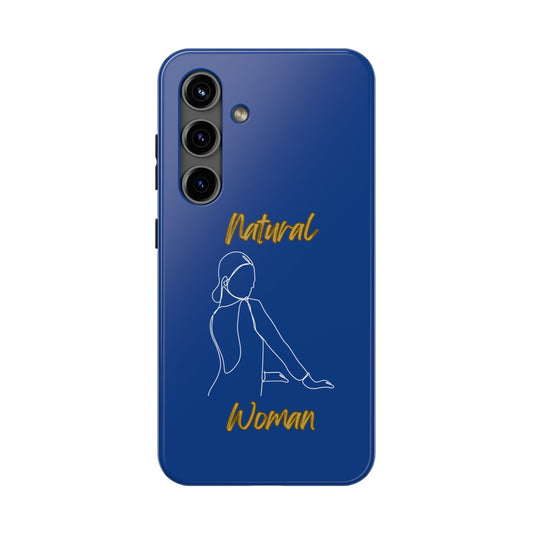 Natural Woman Hands Free (WL)Tough Phone Cases DARK BLUE