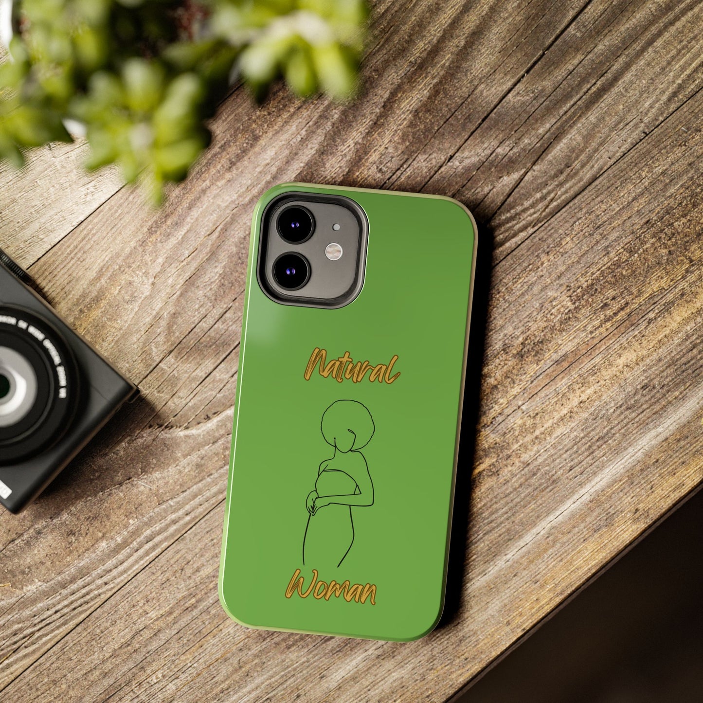 Natural Woman Sho Nuff (BL)Tough Phone Cases GREEN