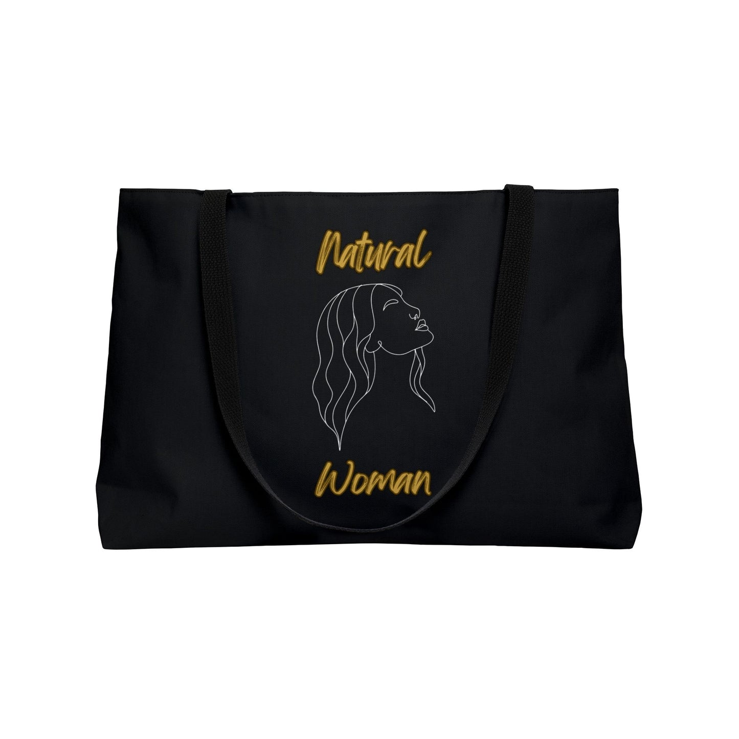 Natural Woman Breeze On Face (WL) Weekender Tote Bag BLACK