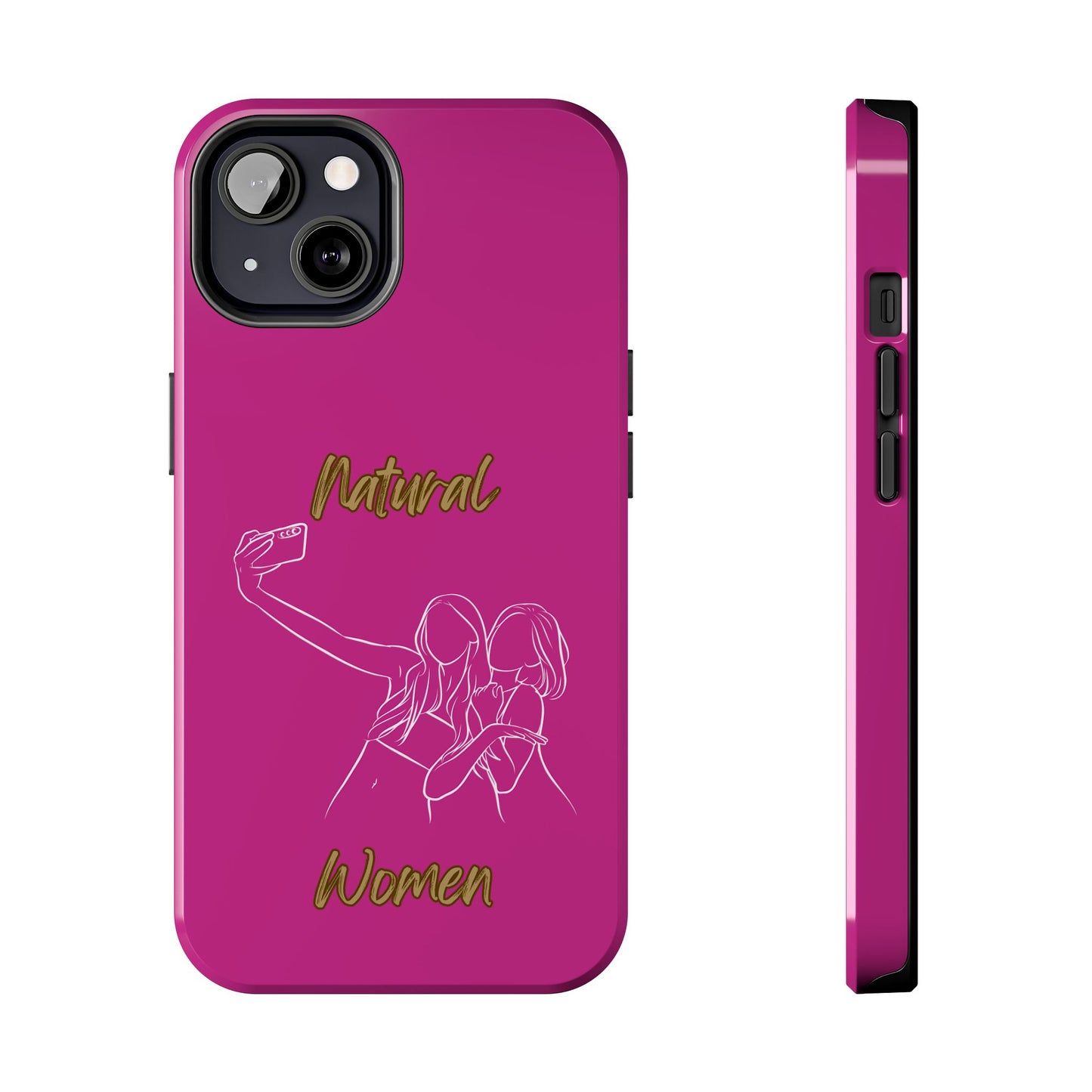 Natural Woman Friends Selfie (WL)Tough Phone Cases PINK