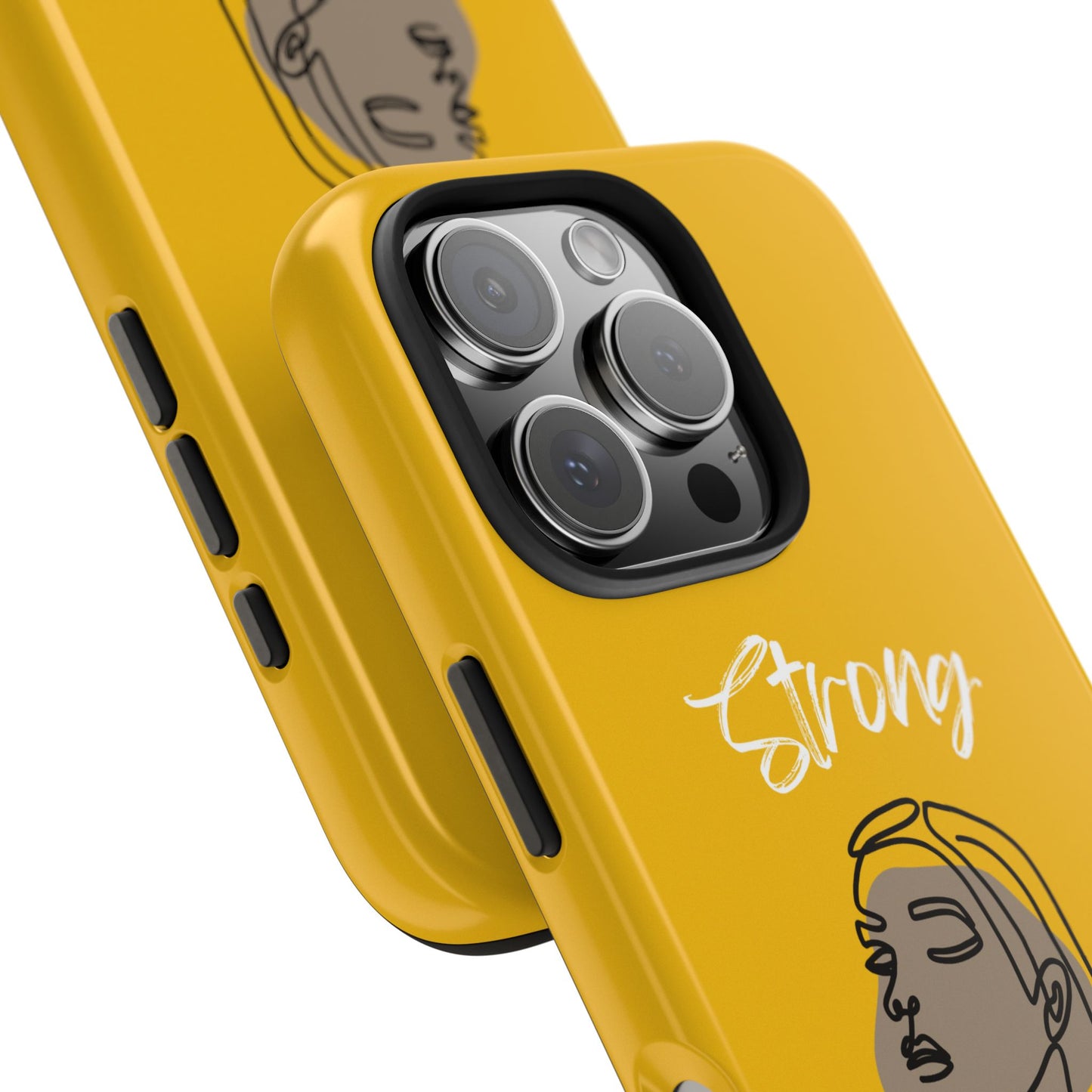 Strong Momma (WL) Tough Phone Cases YELLOW