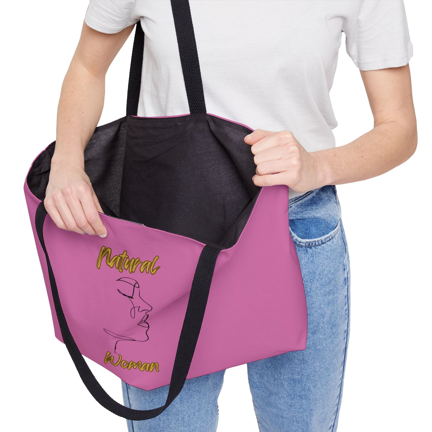 Natural Woman Timeless (BL) Weekender Tote Bag LIGHT PINK