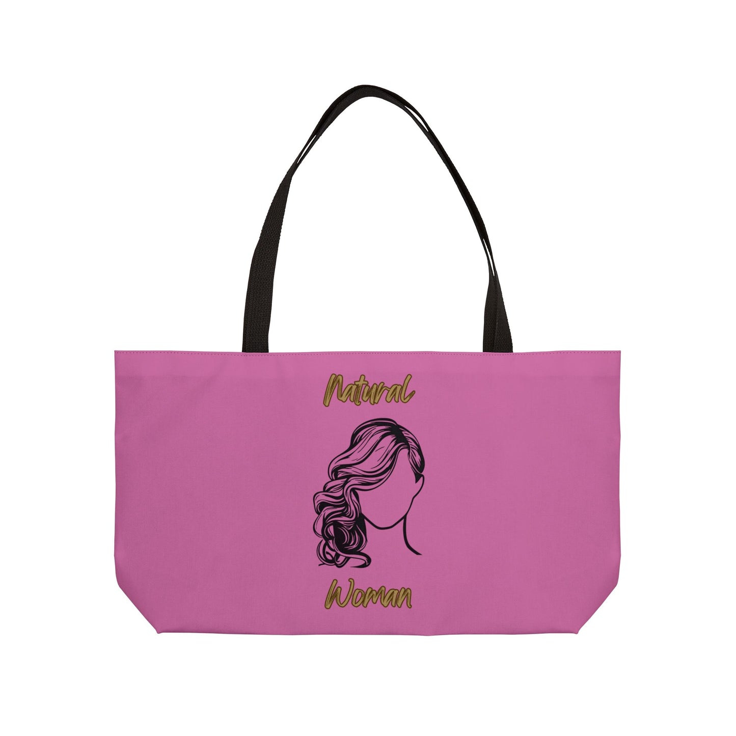 Natural Woman Long Curl (BL) Weekender Tote Bag LIGHT PINK
