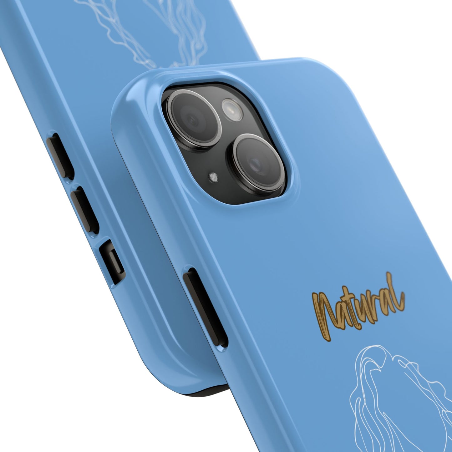 Natural Woman Relaxed (WL) Tough Phone Cases LIGHT BLUE