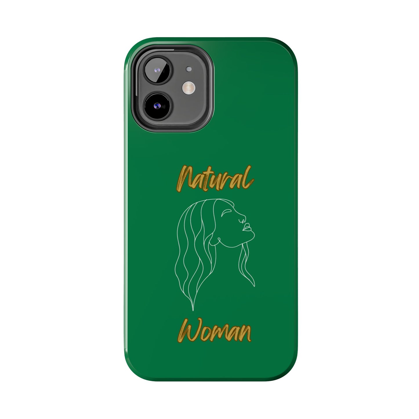 Natural Woman Breeze On Face (WL)Tough Phone Cases DARK GREEN