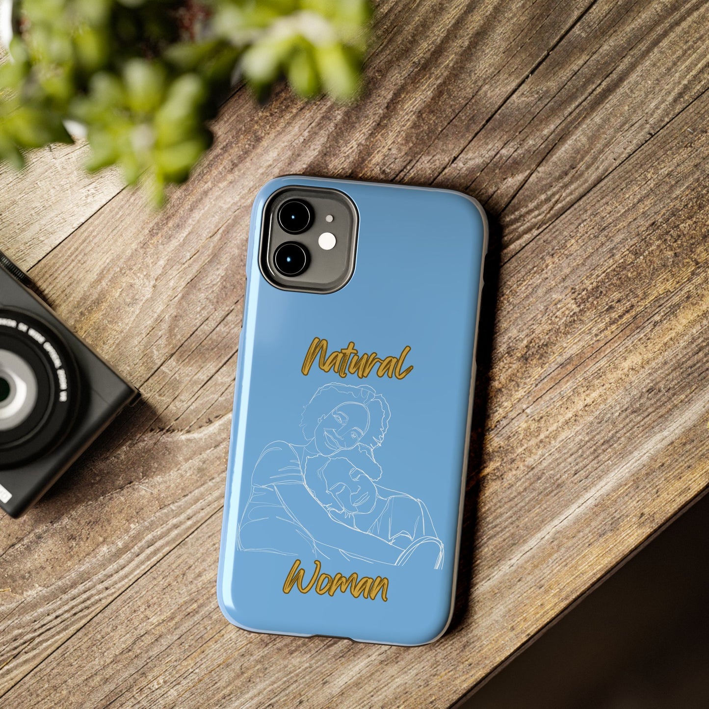 Natural Woman Loving Embrace (WL)Tough Phone Cases LIGHT BLUE