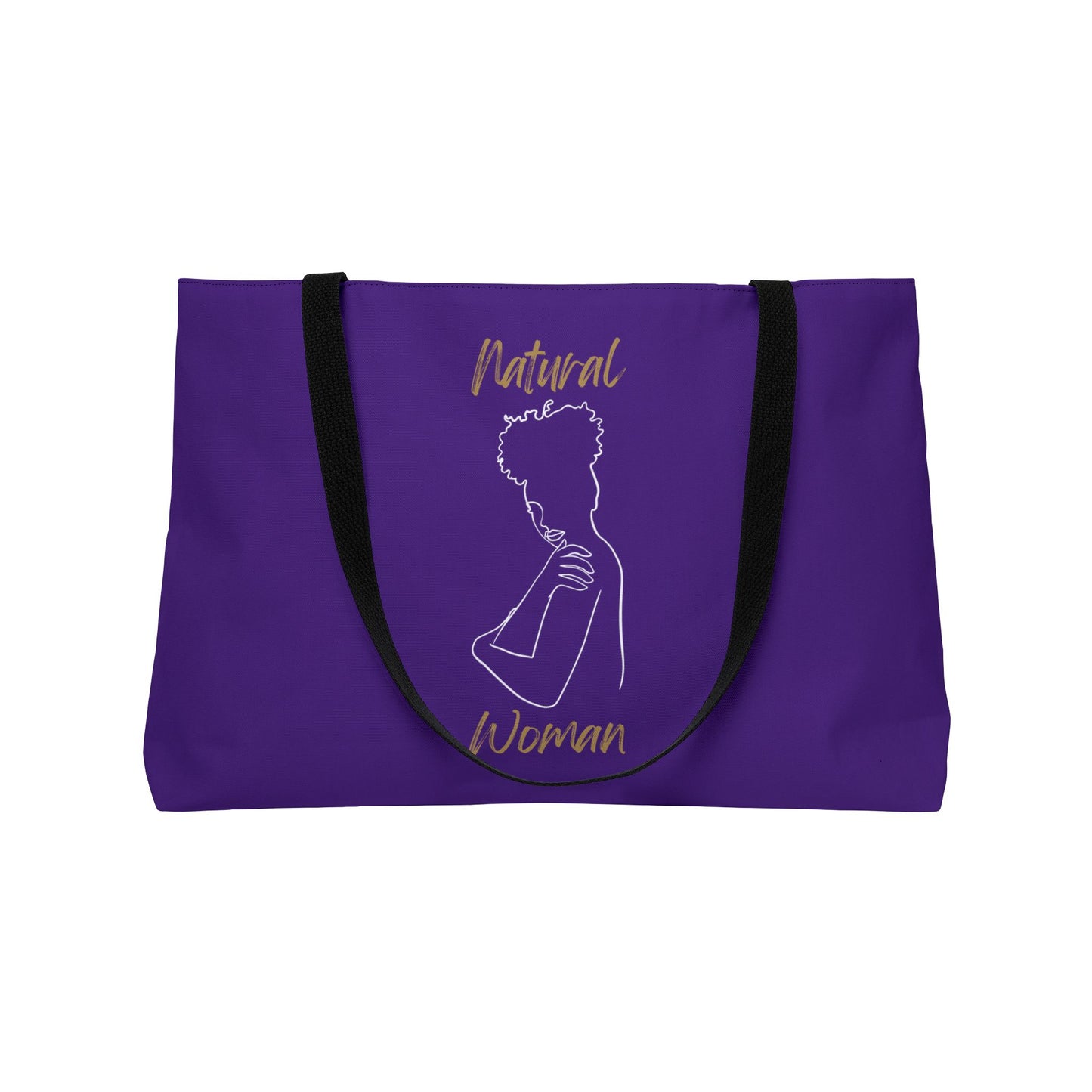 Natural Woman Sassy (WL) Weekender Tote Bag DARK PURPLE