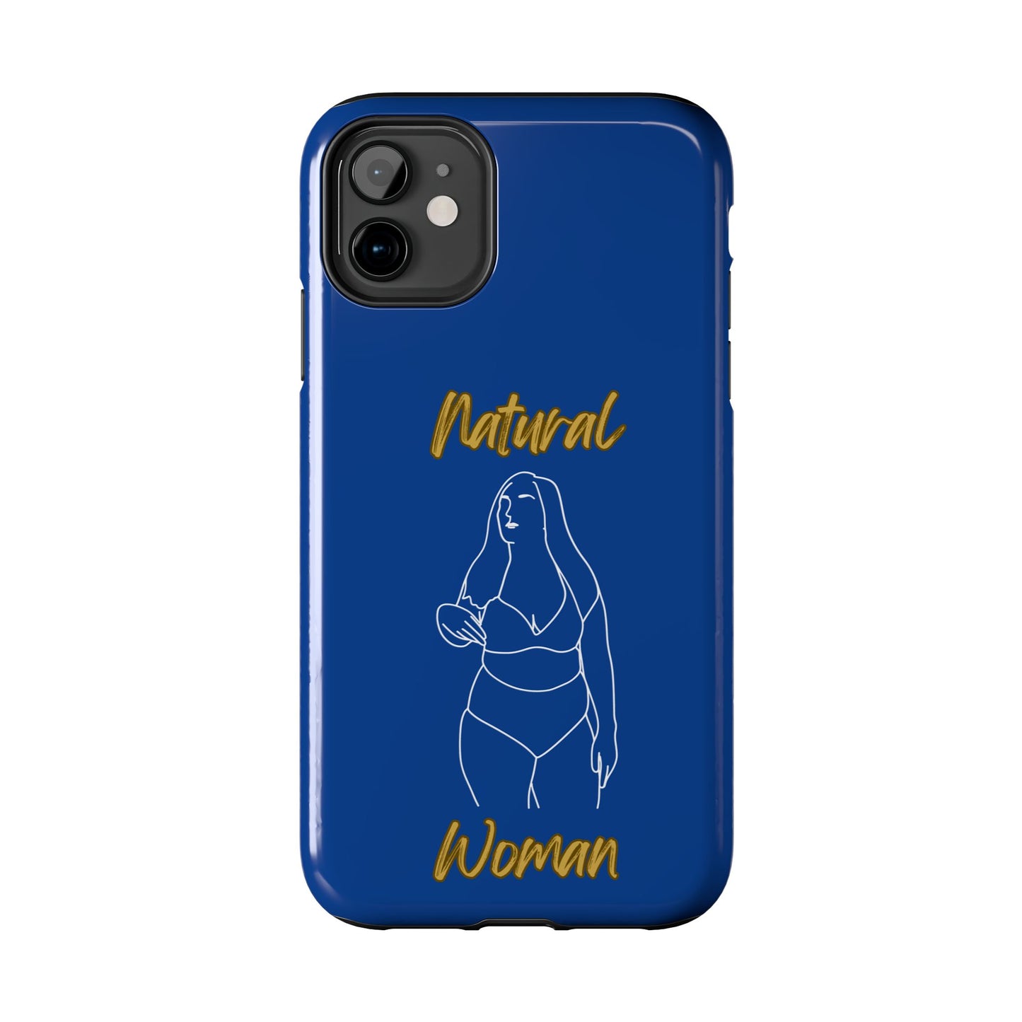 Natural Woman Full Beauty (WL)Tough Phone Cases DARK BLUE