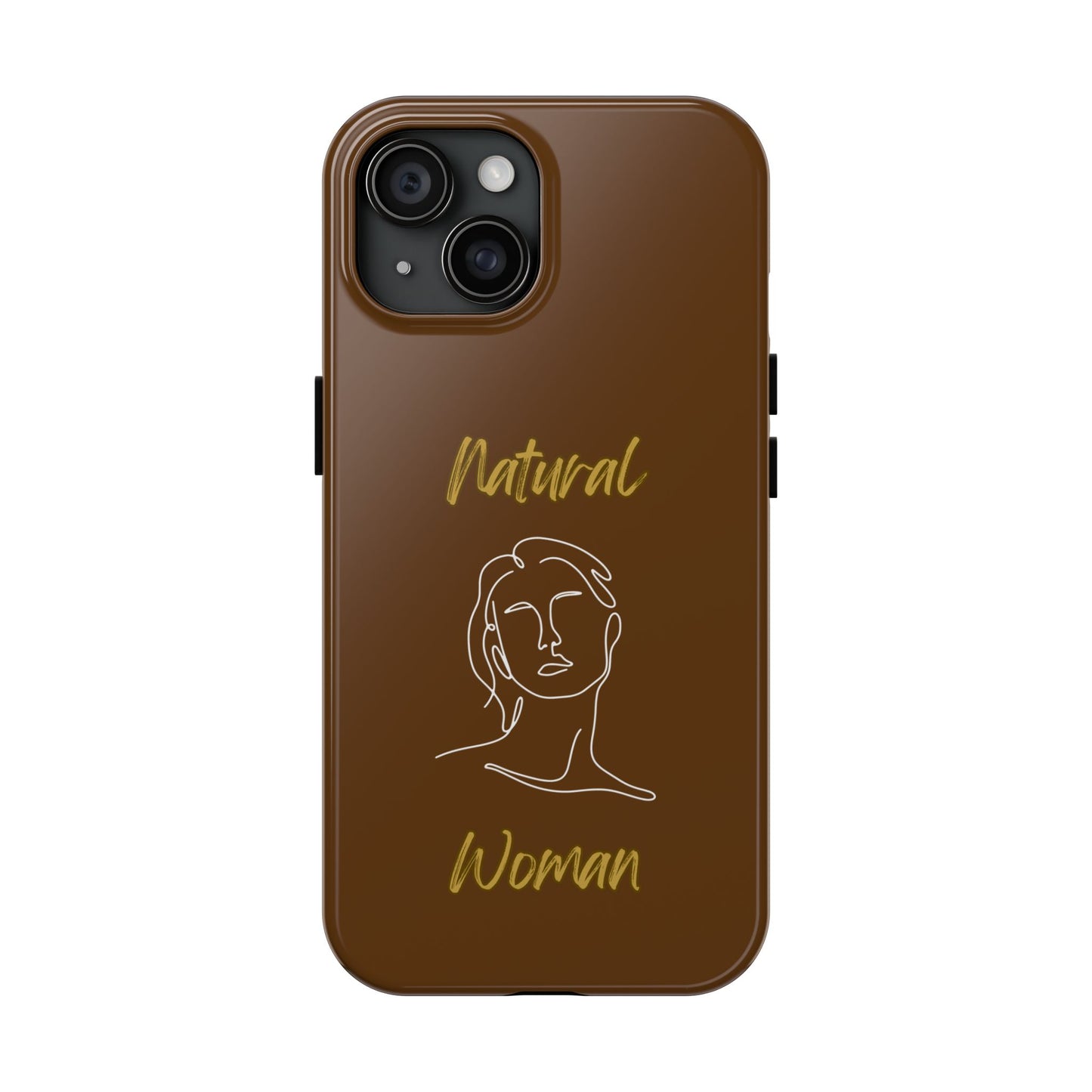 Natural Woman Hello (WL)Tough Phone Cases BROWN