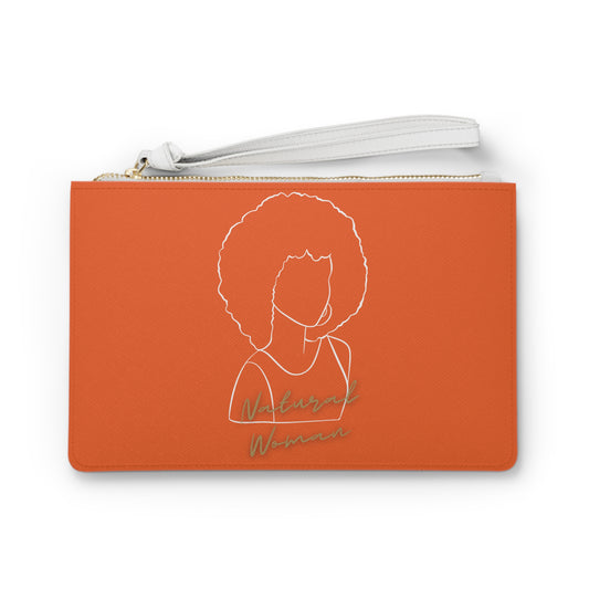 Natural Woman Afro (WL) Clutch Bag ORANGE
