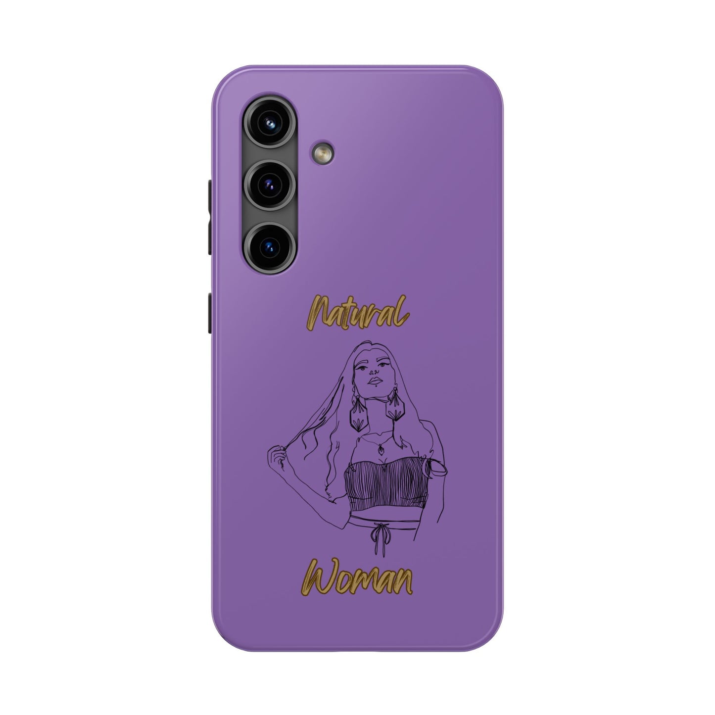 Natural Woman Thinking (BL)Tough Phone Cases LIGHT PURPLE