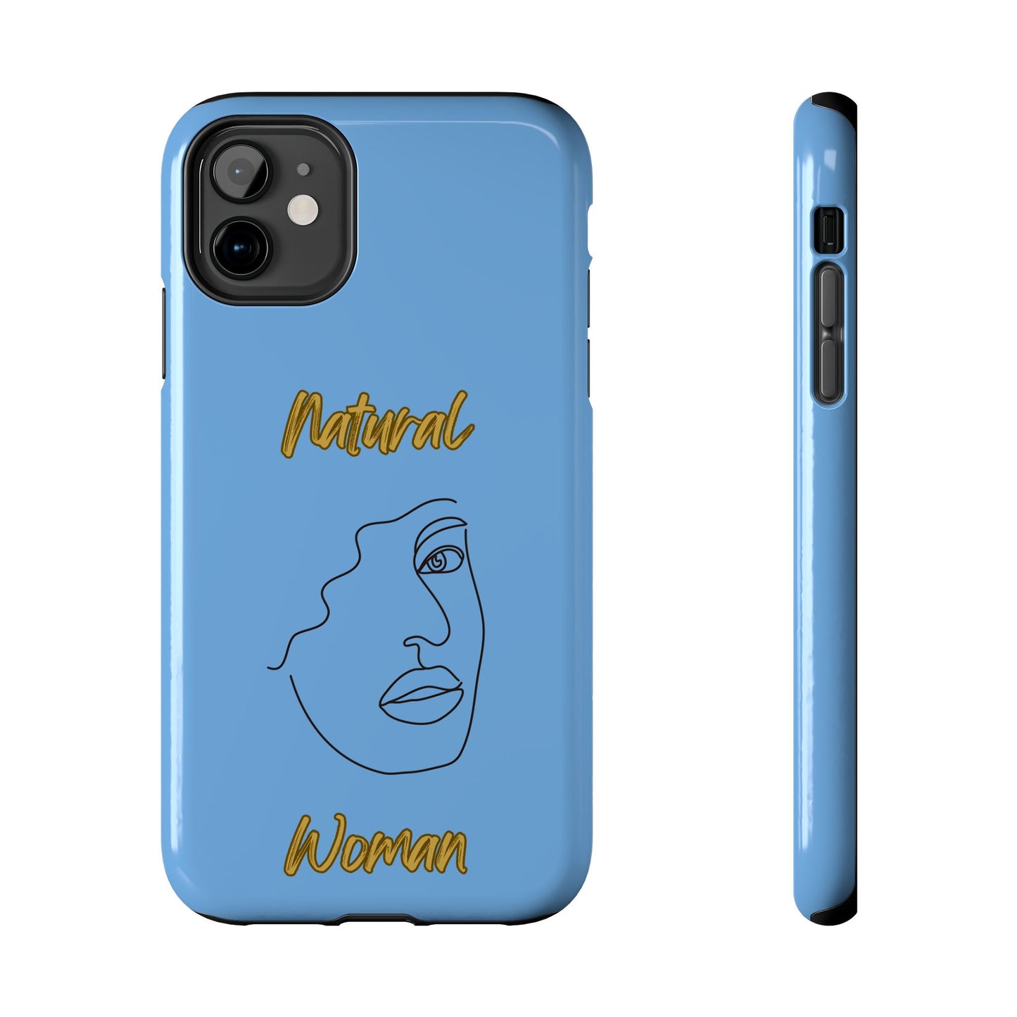 Natural Woman Peekaboo (BL)Tough Phone Cases LIGHT BLUE