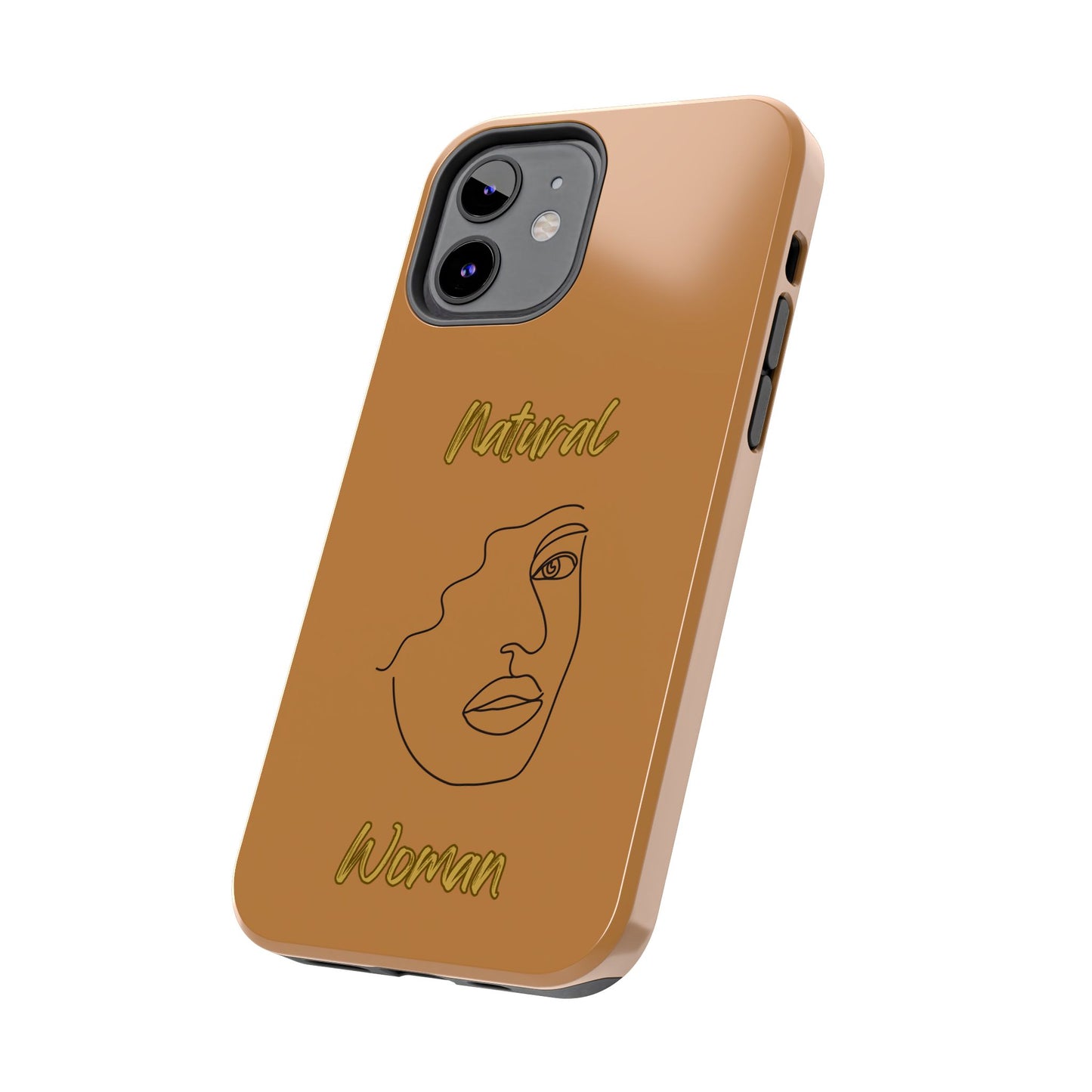 Natural Woman Peekaboo (BL)Tough Phone Cases LIGHT BROWN