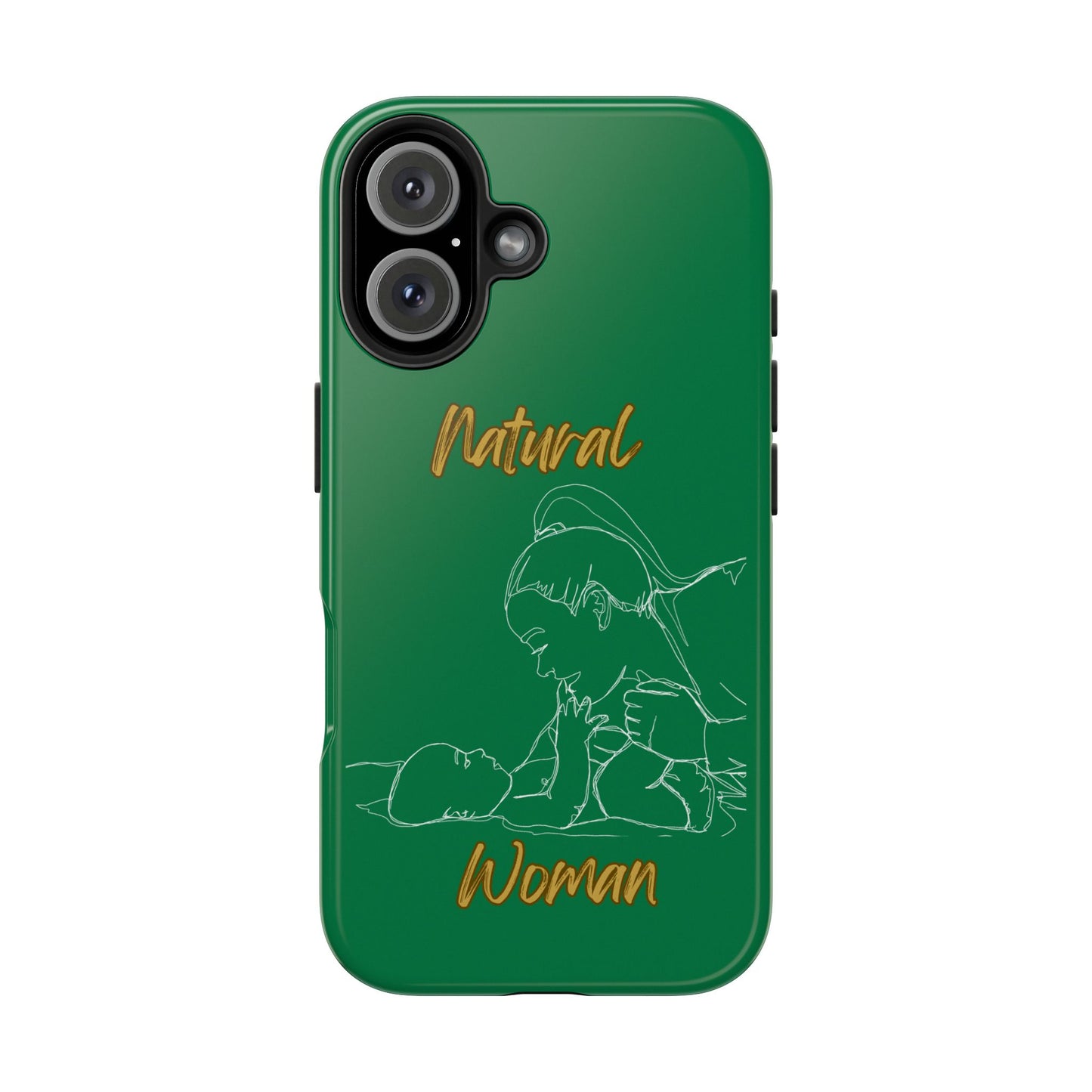 Natural Woman New Life (WL)Tough Phone Cases DARK GREEN