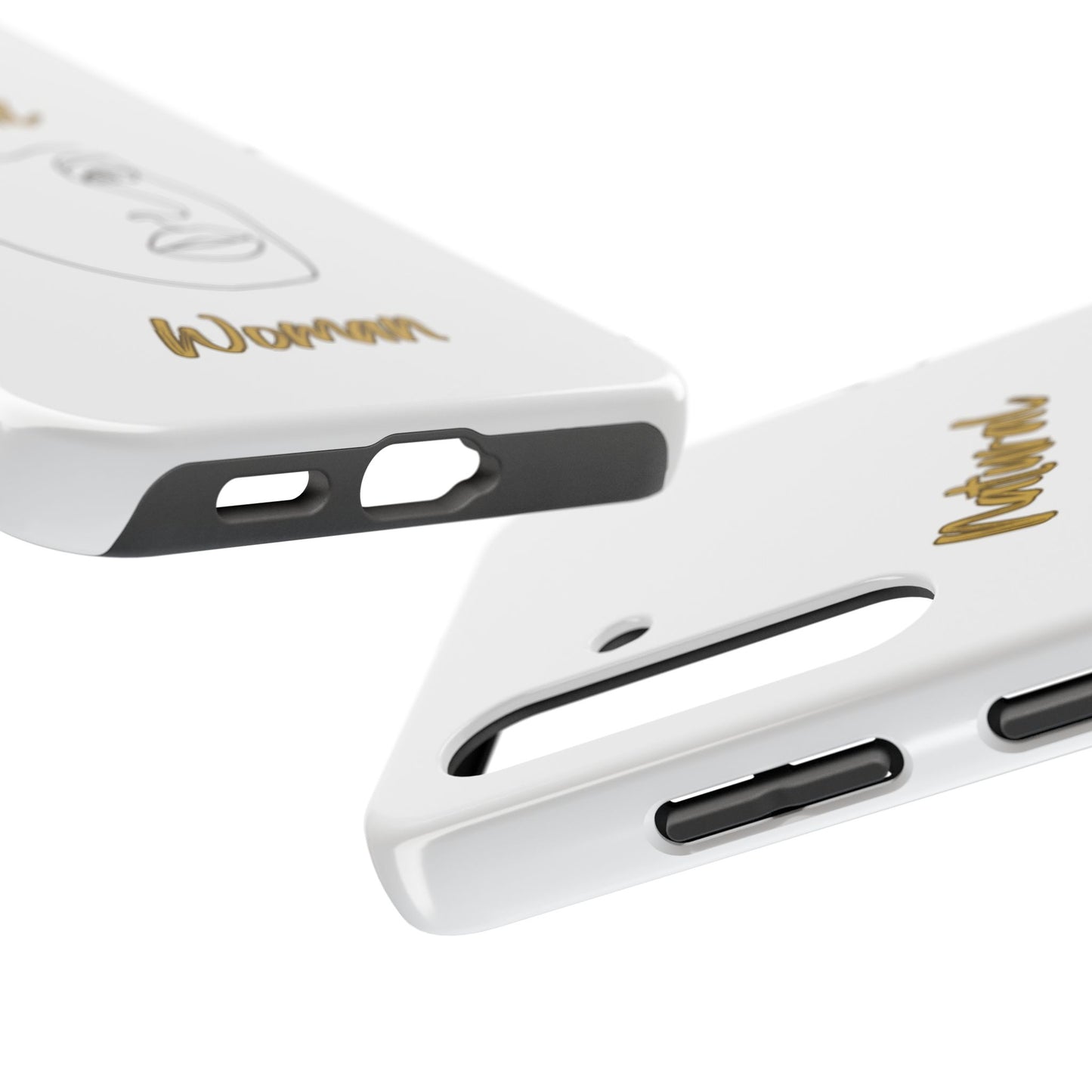 Natural Woman Peekaboo (BL)Tough Phone Cases WHITE