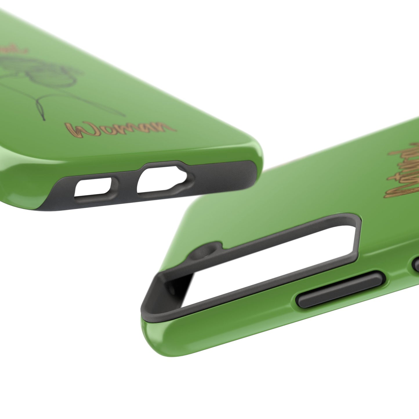 Natural Woman Wet Bun (BL) Tough Phone Cases GREEN