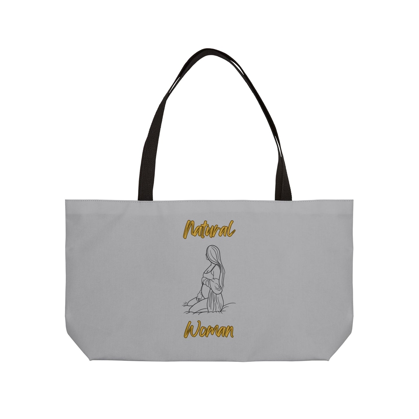 Natural Woman Expecting (BL) Weekender Tote Bag LIGHT GREY