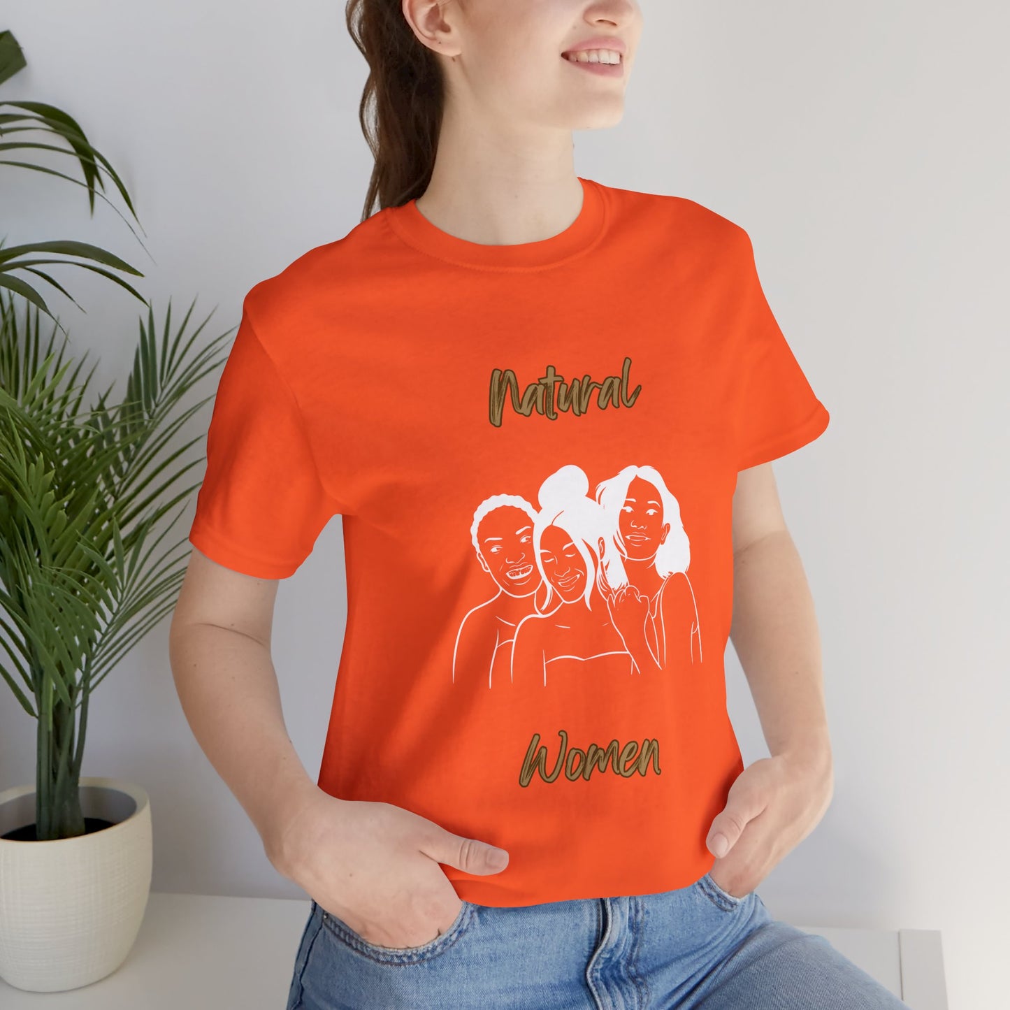 Natural Woman Laughing Friends (WL) Short Sleeve T-Shirt