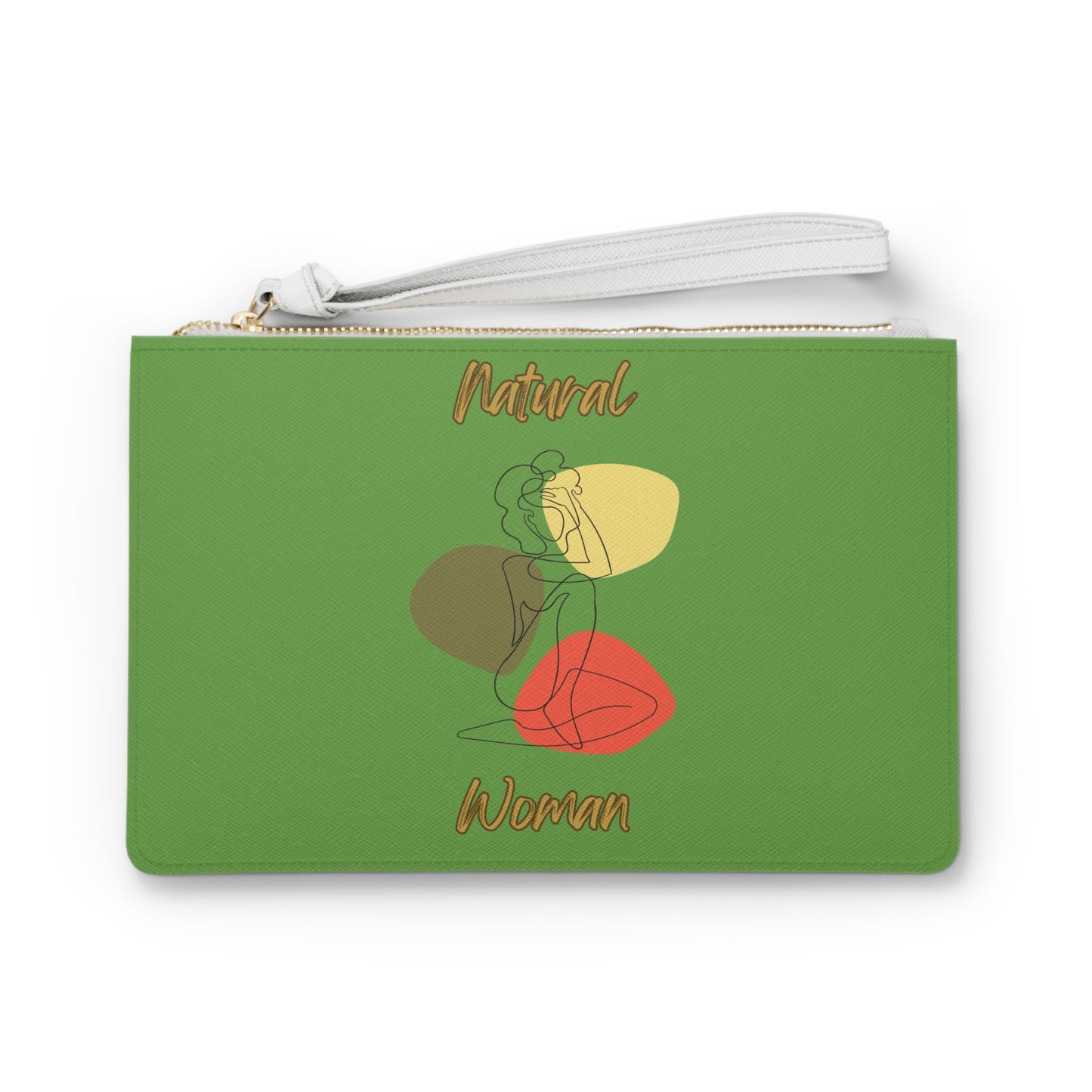 Natural Woman Colorful Pose (BL) Clutch Bag GREEN