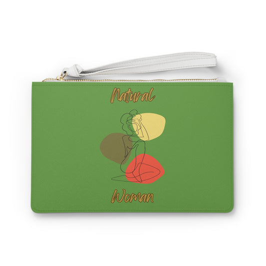 Natural Woman Colorful Pose (BL) Clutch Bag GREEN