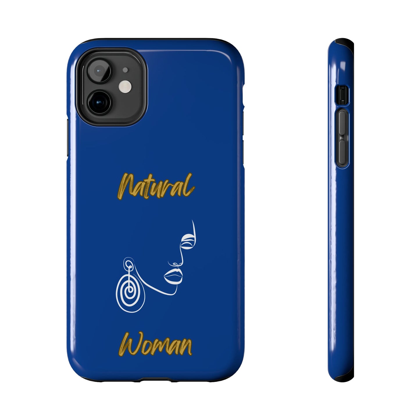 Natural Woman Music In My Soul (WL)Tough Phone Cases DARK BLUE
