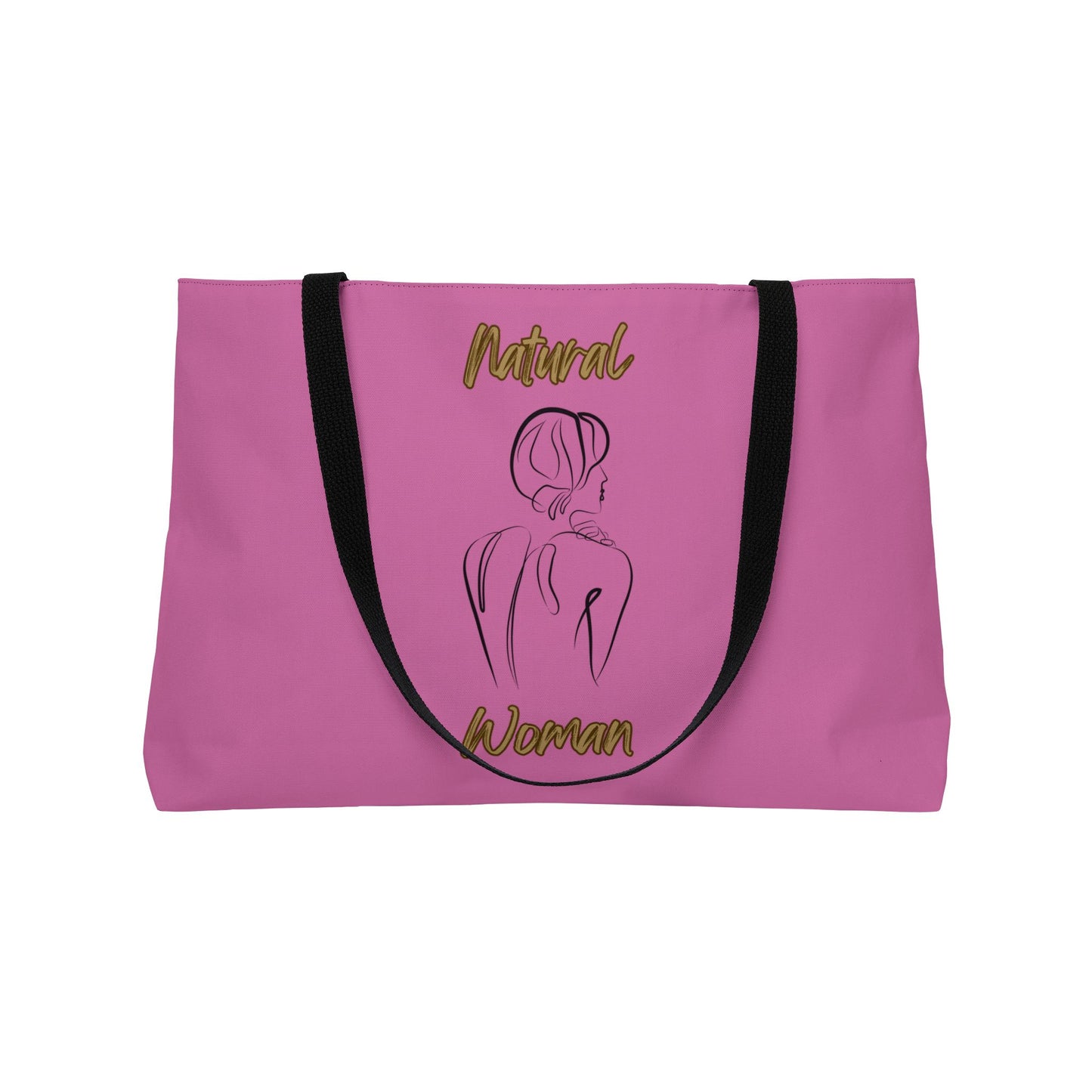 Natural Woman Back (BL) Weekender Tote Bag LIGHT PINK