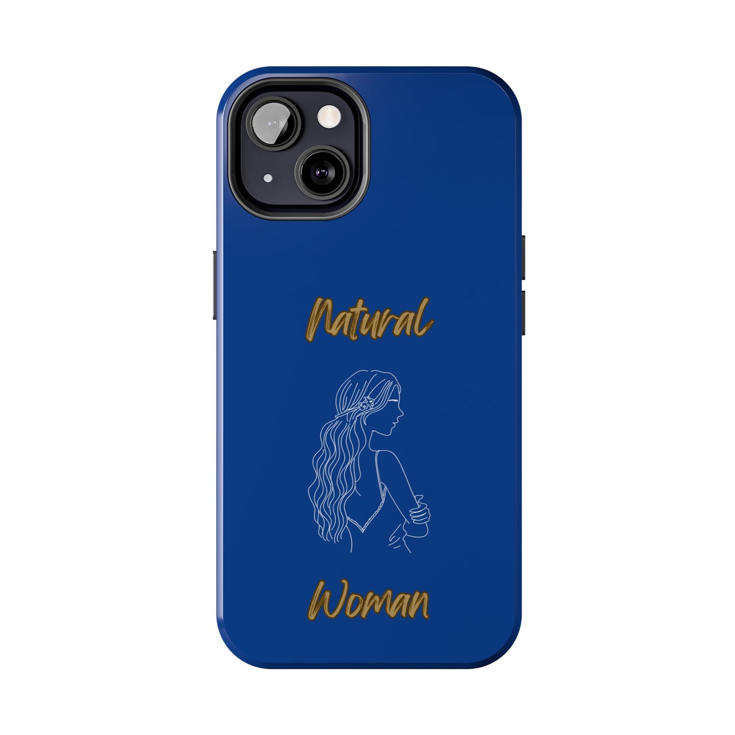 Natural Woman Young Woman (WL)Tough Phone Cases DARK BLUE