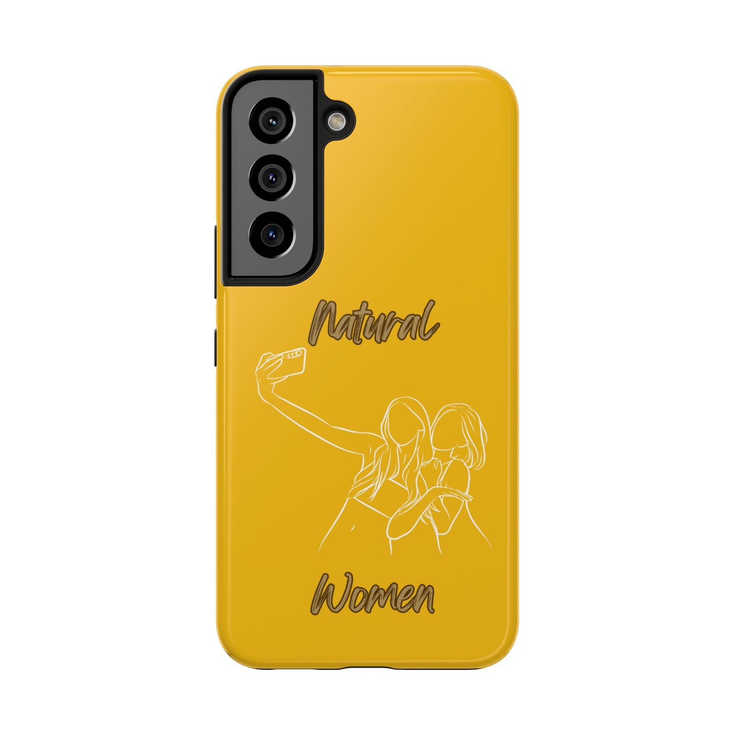 Natural Woman Friends Selfie (WL)Tough Phone Cases YELLOW