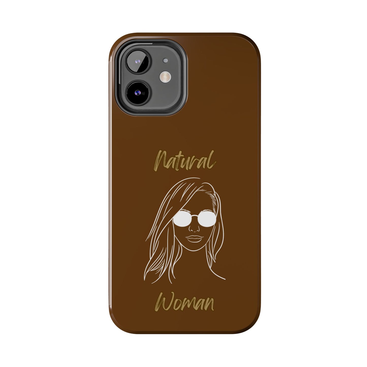 Natural Woman Shades (WL)Tough Phone Cases BROWN