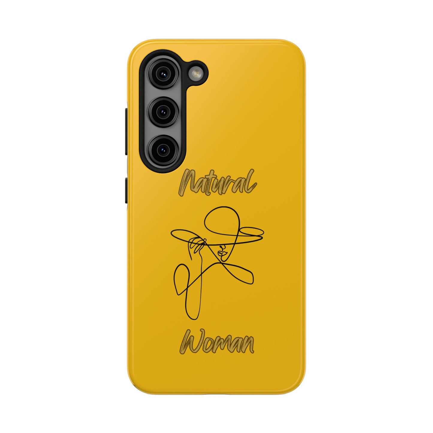 Natural Woman An Original (BL)Tough Phone Cases YELLOW