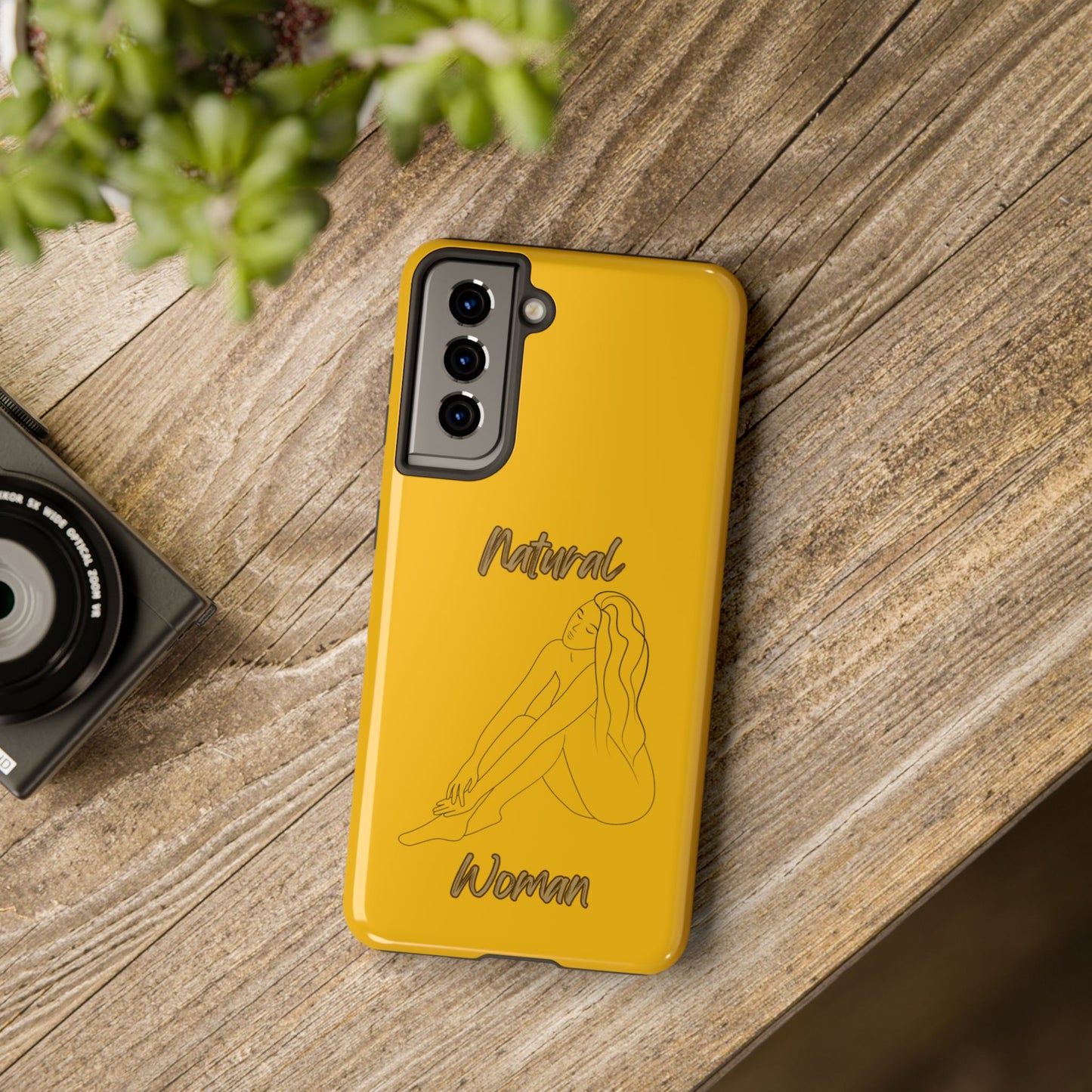Natural Woman Beauty (BL) Tough Phone Cases YELLOW