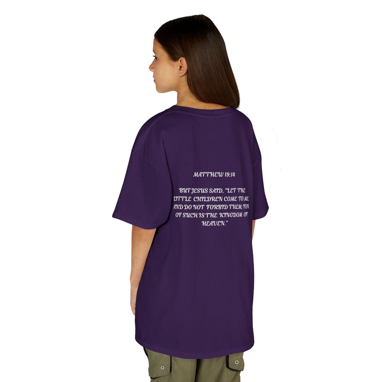 Children of the King Inspirational Kids Cotton T-Shirt (BL)