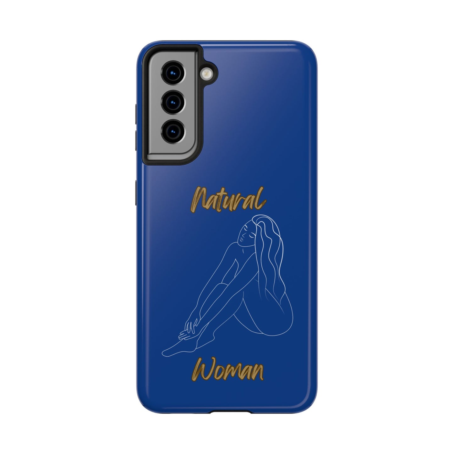 Natural Woman Beauty (WL) Tough Phone Cases DARK BLUE