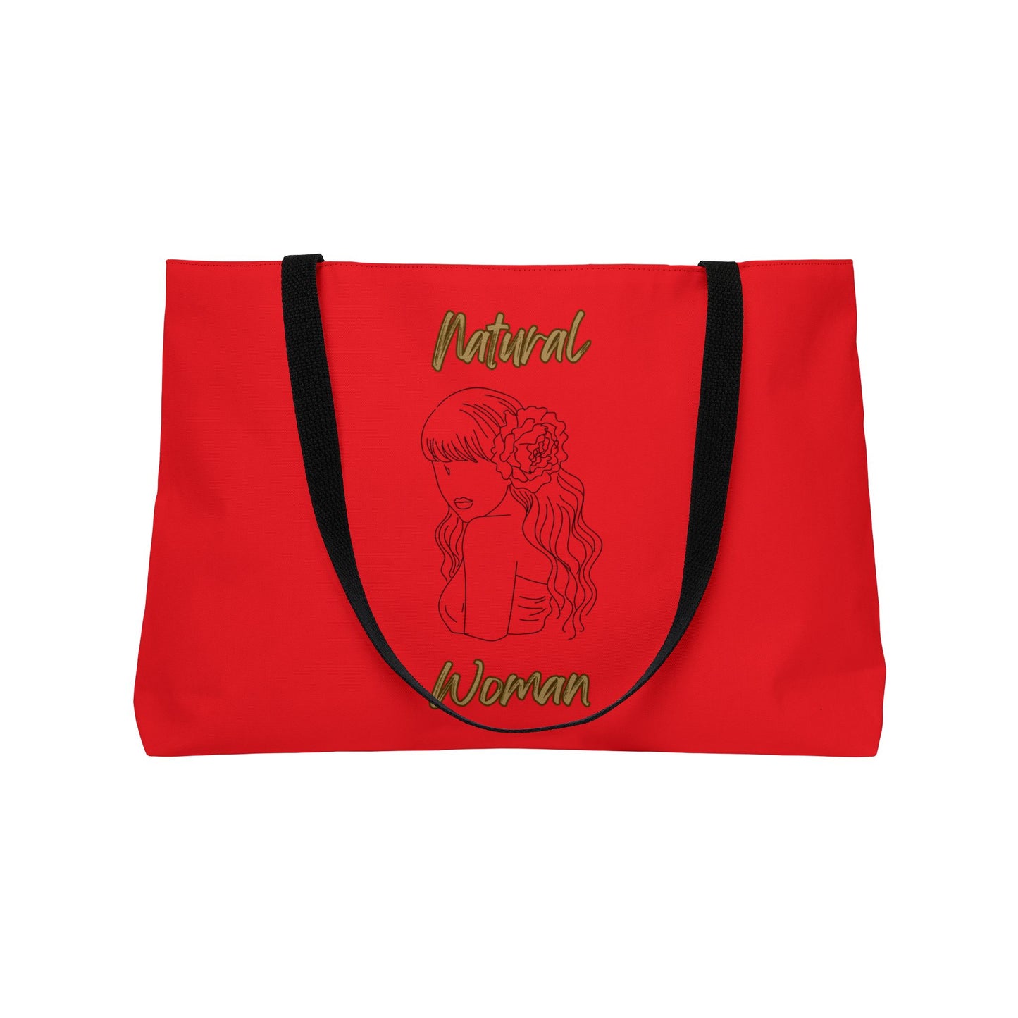 Natural Woman Newness (BL) Weekender Tote Bag RED