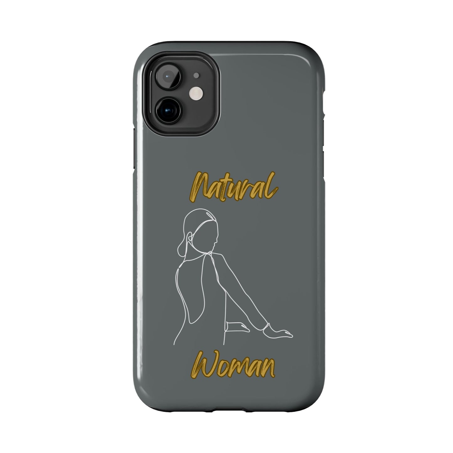 Natural Woman Hands Free (WL)Tough Phone Cases DARK GREY