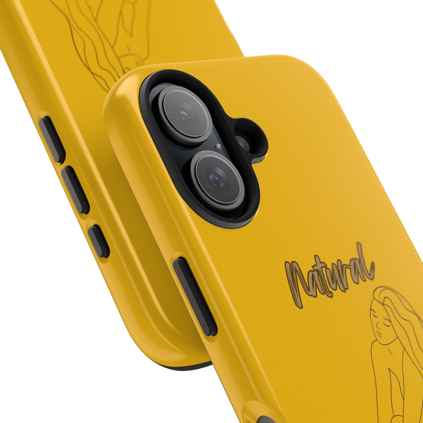 Natural Woman Beauty (BL) Tough Phone Cases YELLOW