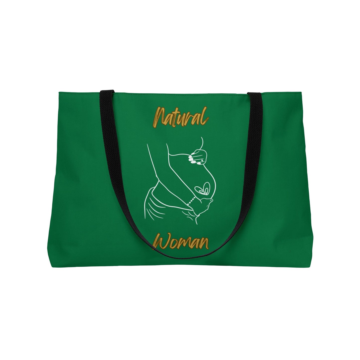 Natural Woman Loved In & Out (WL) Weekender Tote Bag DARK GREEN