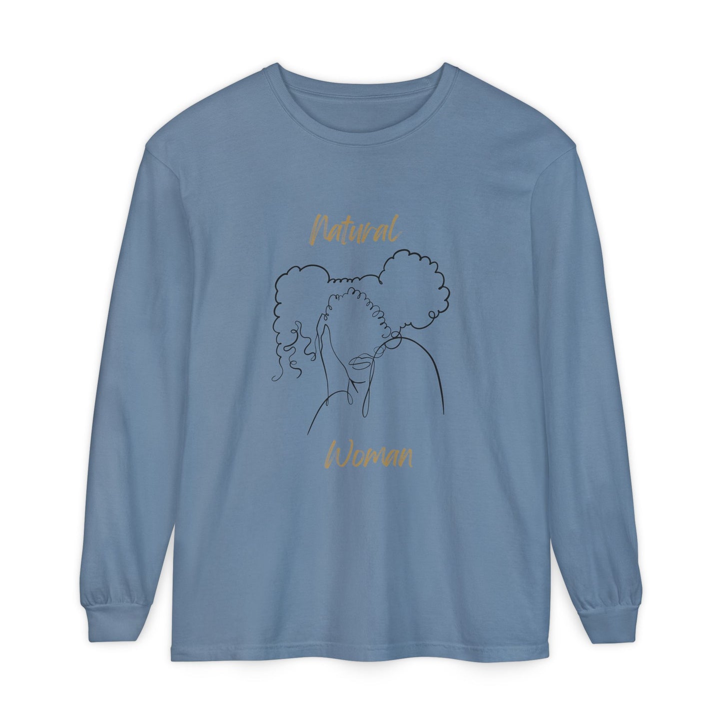 Natural Woman Twin Puffs (BL) Long Sleeve T-Shirt