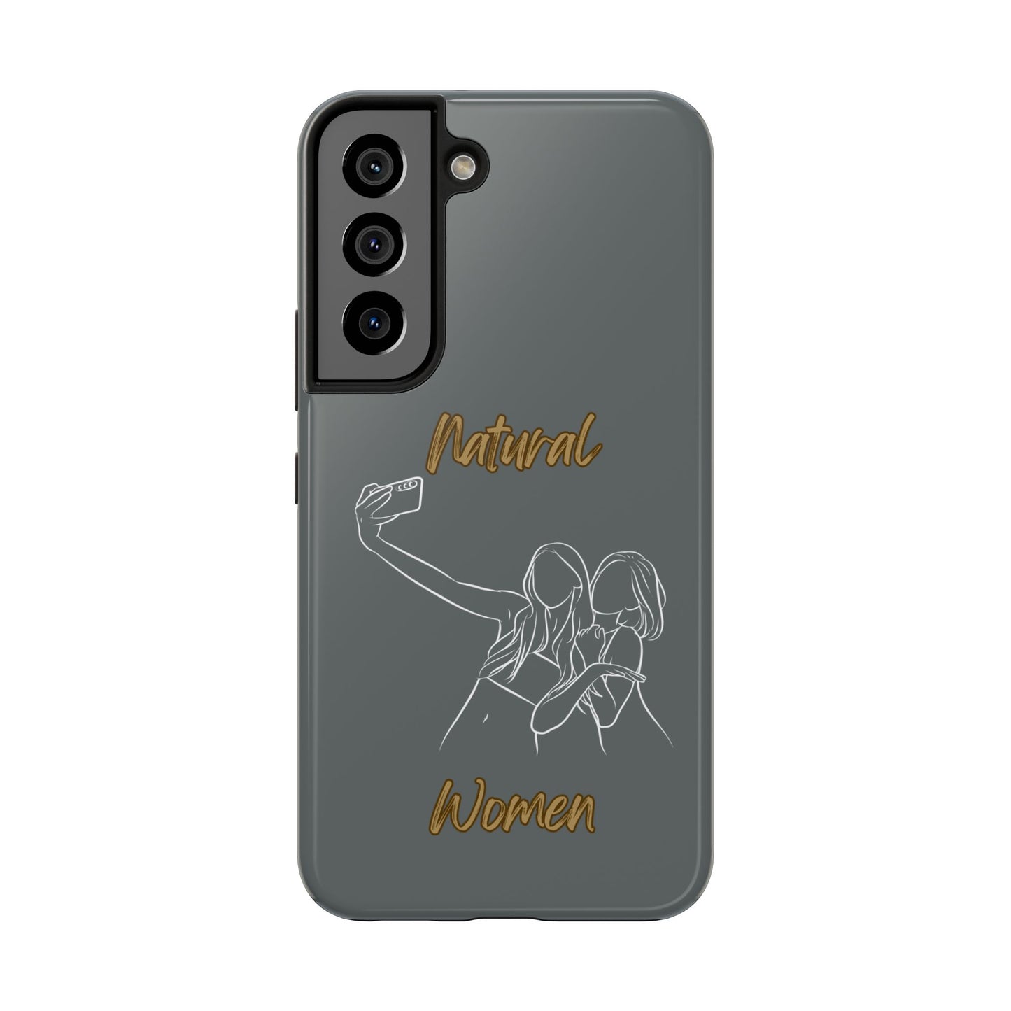 Natural Woman Friends Selfie (WL)Tough Phone Cases DARK GREY